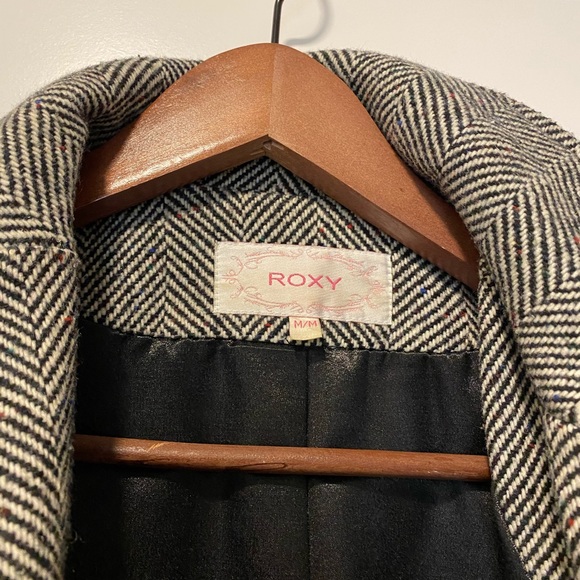 Roxy Pea Coat Button Front - Picture 3 of 3